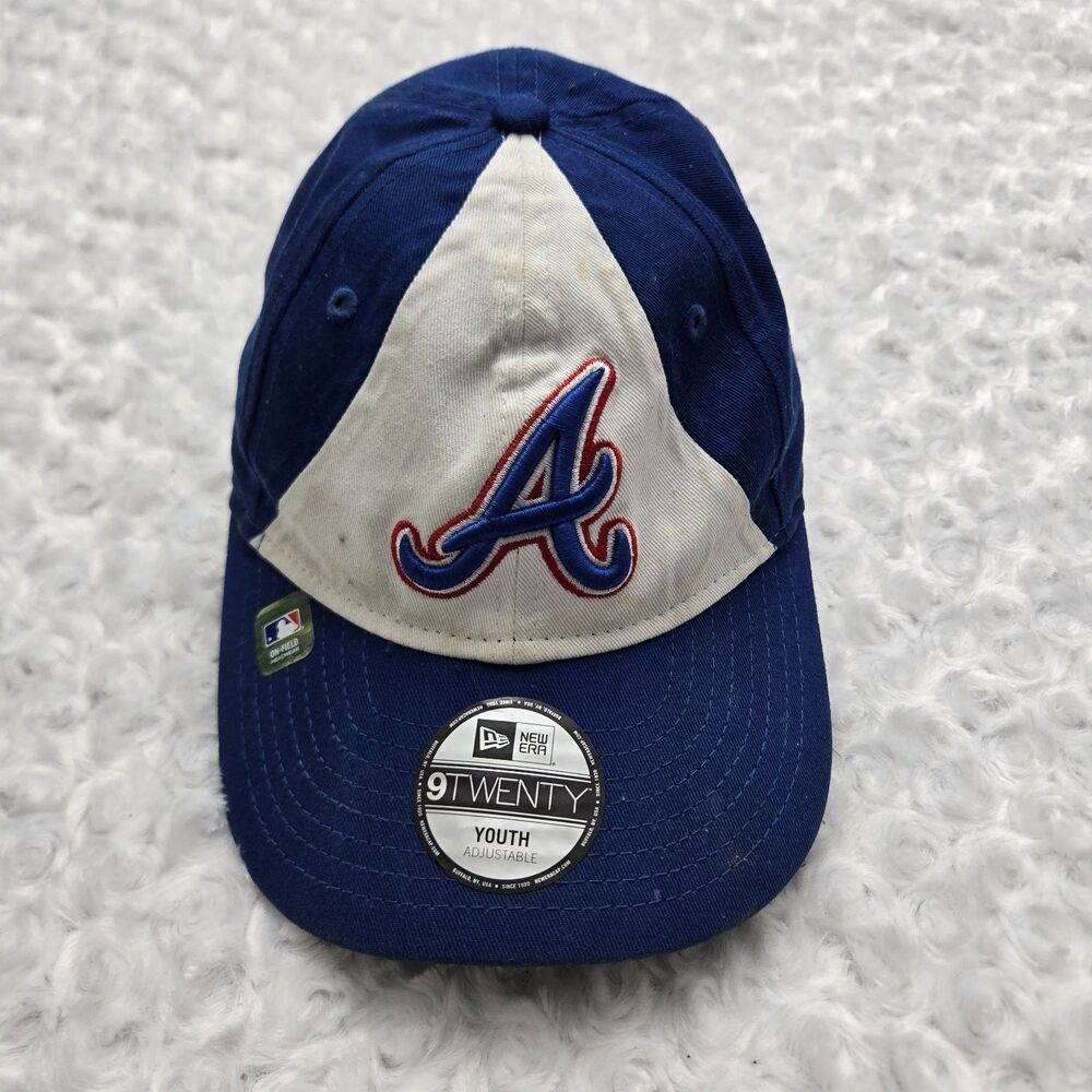 New Era Baseball Hat Atlanta Braves MLB City Connect 9 Twenty Youth Blue cap